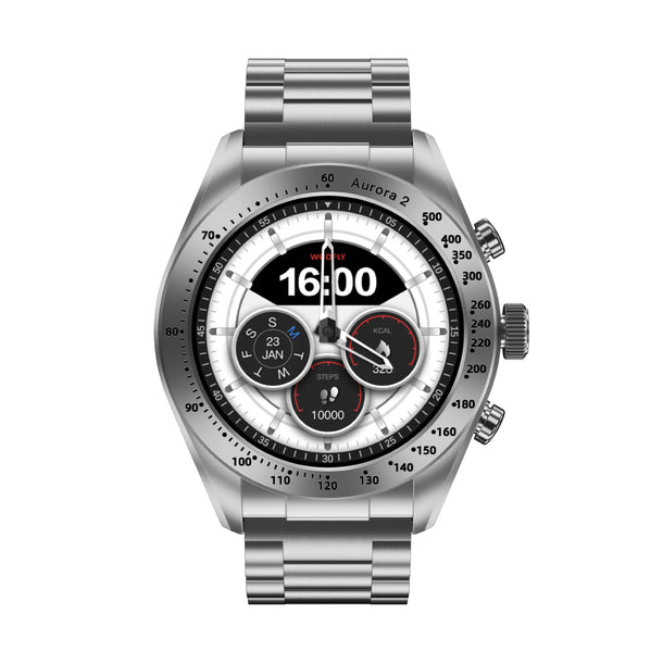 Weofly Aurora 2 Smartwatch (Black. Silver) (WFAU227BL, WFAU227SL)