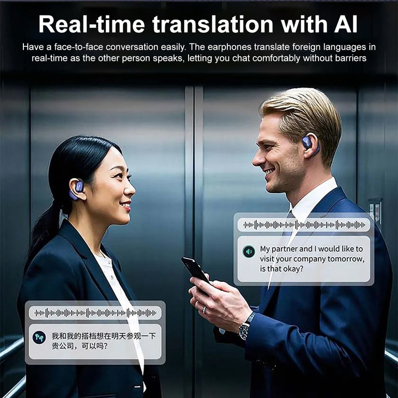 Onikuma T209 Wireless Earphones w/ Translation Function (Black)