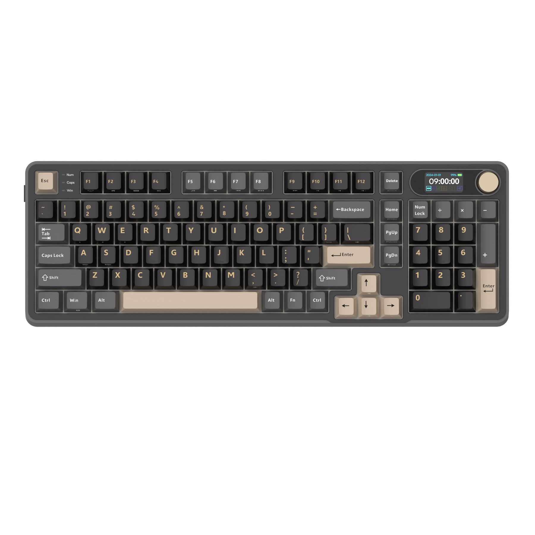 Royal Kludge RK-S98 Tri-Mode RGB 98 Keys Hot Swappable Mechanical Keyboard