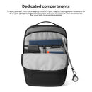 Tomtoc Explorer-T60 15.6" 15L Laptop Backpack (Black) (T60M1D1)