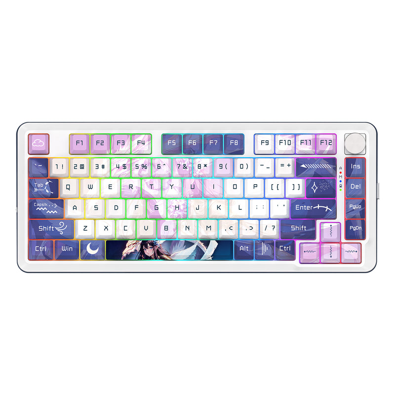 Redragon K681ACG Cyrus Pro Anime Ed. RGB Wireless 75% Hot-Swappable Gasket Mechanical Keyboard