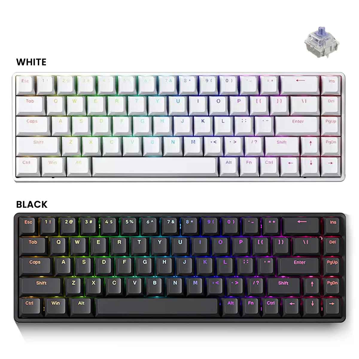 VXE ATK68 Magnetic Switch Hot Swappable RGB Mechanical Gaming Keyboard Gateron Switch 2.0