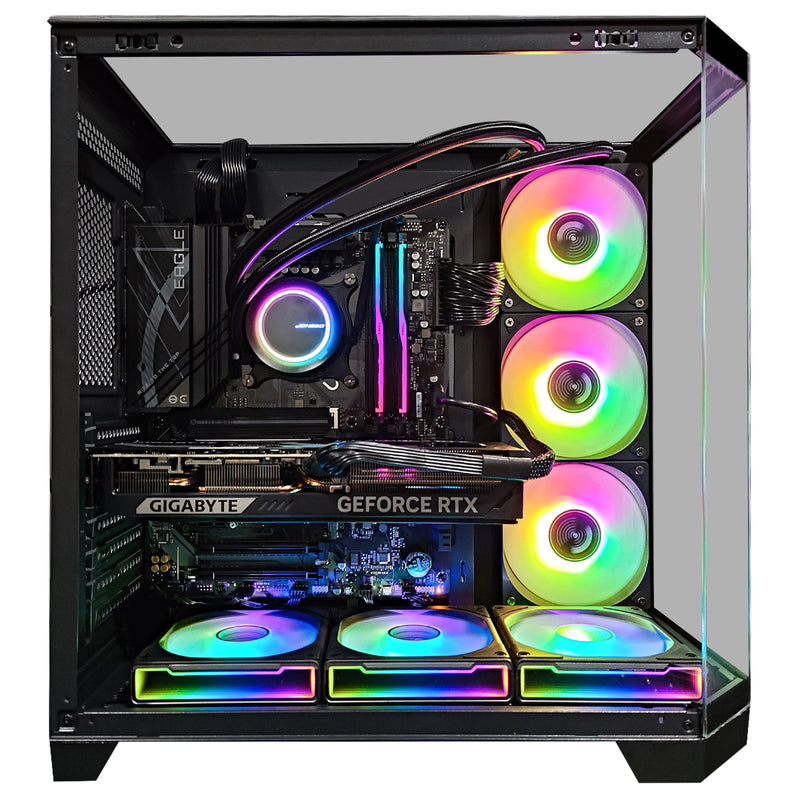 Sophos Zentra Black Desktop Gaming PC | Intel i7 14700F | 32GB RAM | 1TB SSD | RTX 5070 | Windows 11 Pro