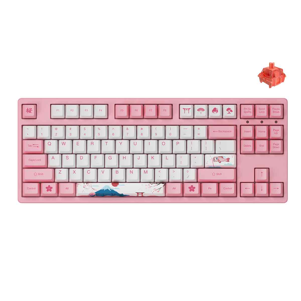 AKKO World Tour-Tokyo R1 3087 Mechanical Keyboard (AKKO Switch 2nd Gen Orange)