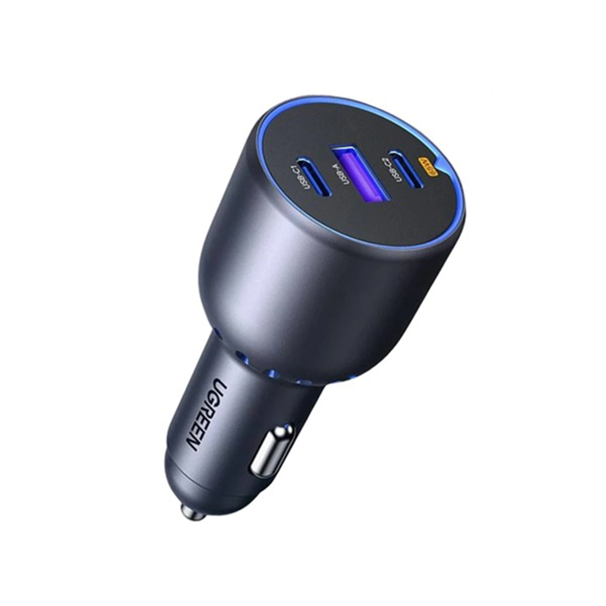 Ugreen 3-Port 2xUSB-C + USB-A 130W Fast Car Charger (EC705/35025)