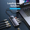 Vention 10-in-1 USB-C MST Docking Station - USB-C to HDMI x 2 + USB 3.0 x 2 + RJ45 + SD + TF + TRRS