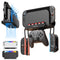 Transnovo Wall Mount with 5 Game Card Storage Slots & 4 Joy-Pad Bracket & Controller Holder 