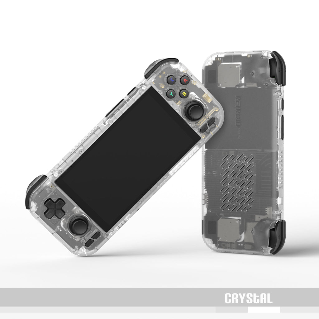 Retroid 4 Retroid Pocket 4 Pro D1100 8GB+128GB Handheld Retro Gaming System (Crystal)