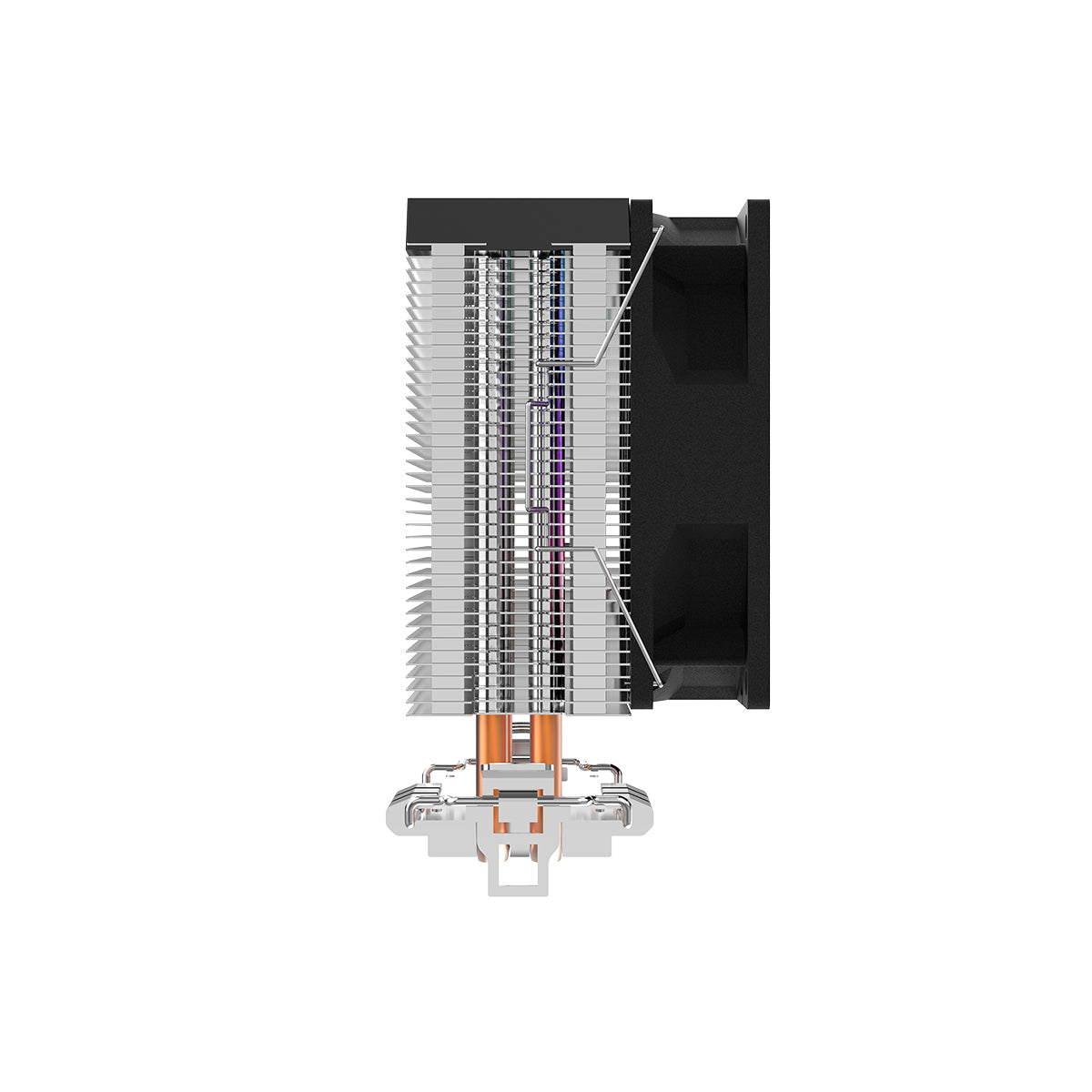 Sama X20 Compact Single Tower CPU Cooler with Metal Finish & RGB Fan
