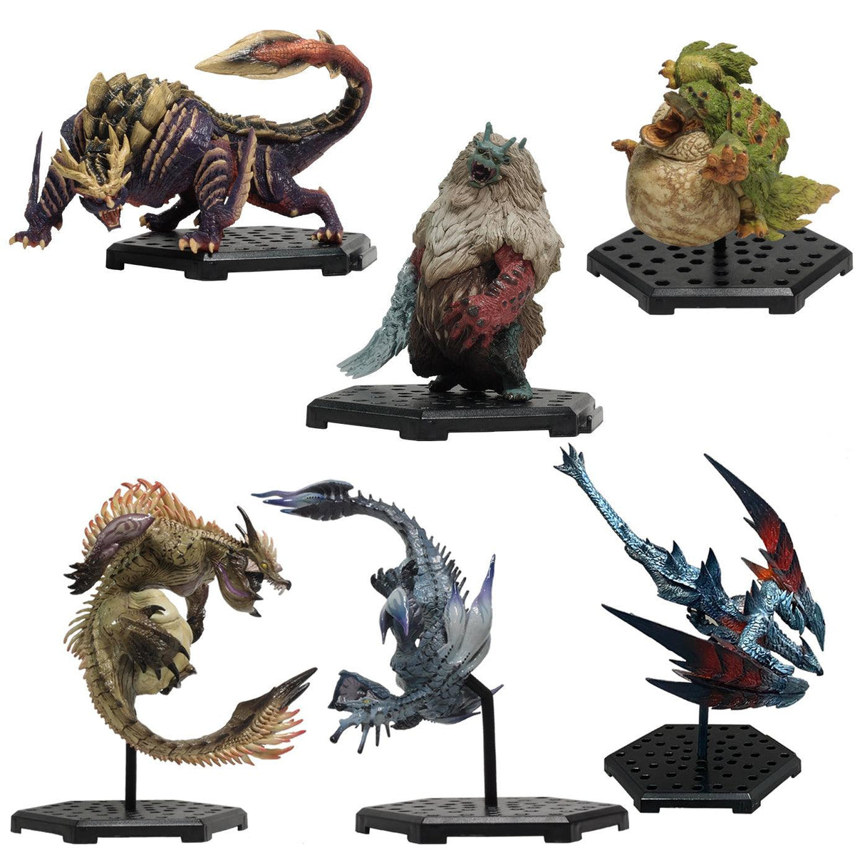 Capcom Figure Builder Monster Hunter Standard Plus The Best Vol. 19, 20 & 21 (Set of 6 Figures)