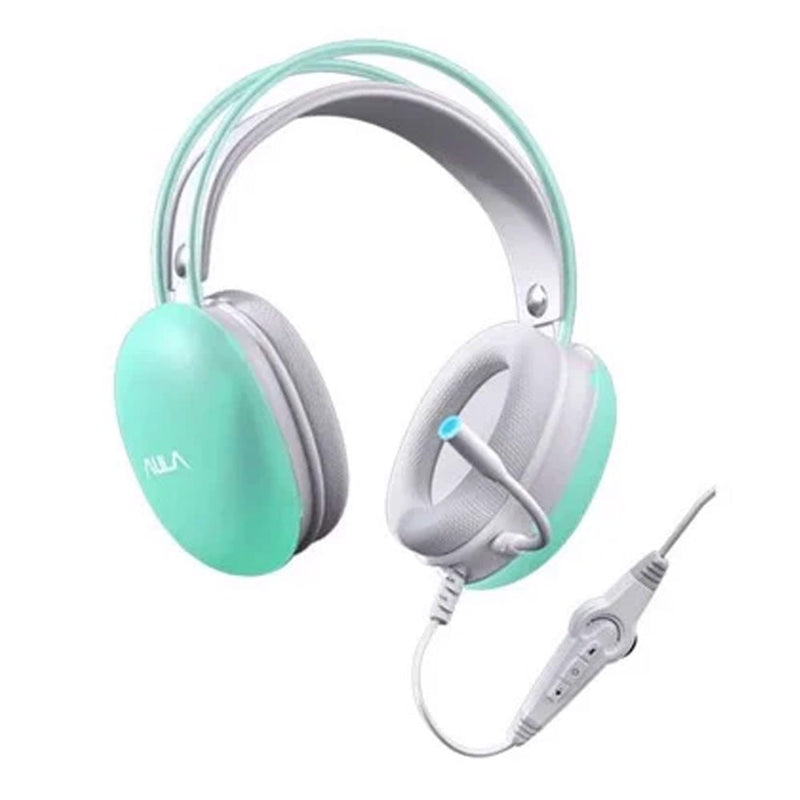 Aula Mountain S505 RGB Wired Gaming Headset With Microphone (Green)