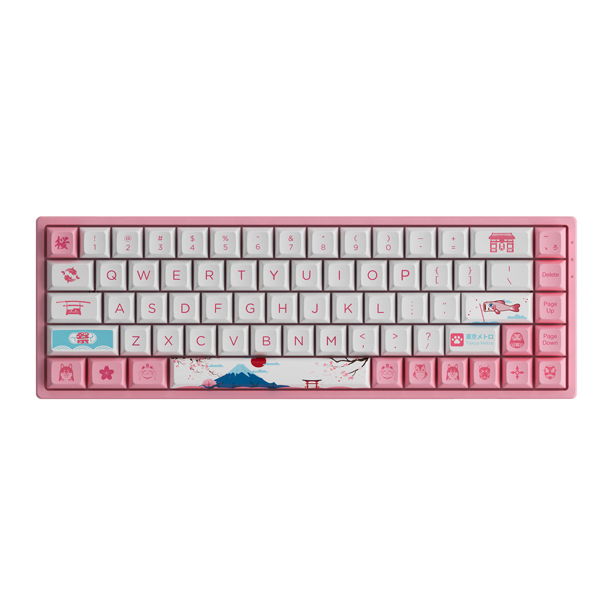 AKKO World Tour Tokyo R2 3068B Plus Multi-Modes RGB Mechanical Keyboard (AKKO CS Jelly Pink)