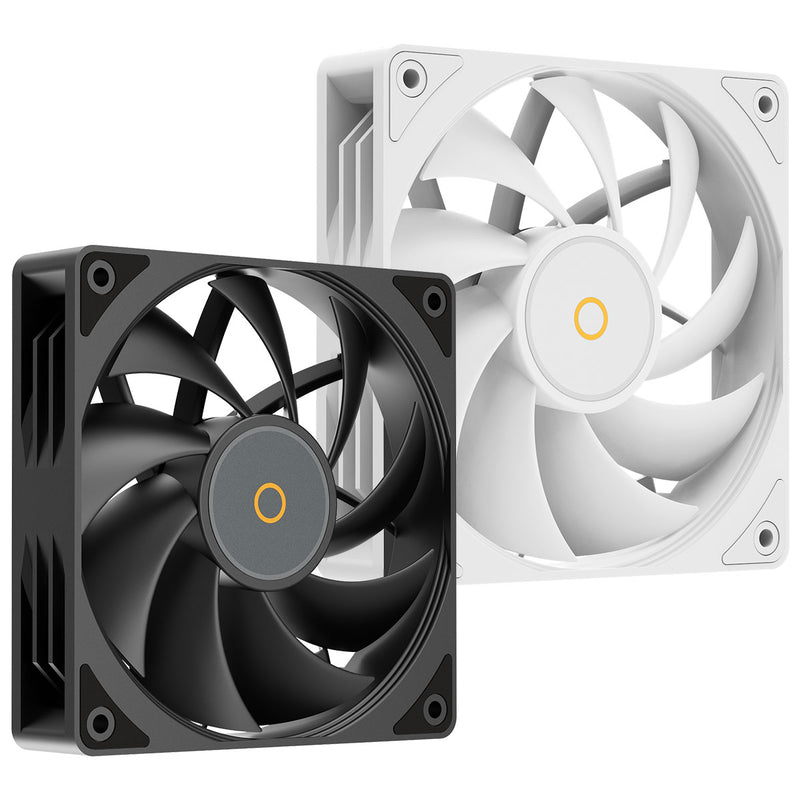 Ocypus Gamma F12 120MM PWM Fan - Single Pack (Black, White) (F12-BK1NN00X-GL, F12-WH1NN00X-GL)