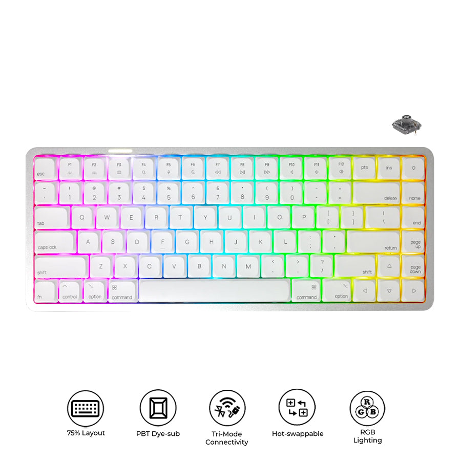 Akko Air 01 Low Profile Multi-Mode RGB Hot-Swappable Mechanical Keyboard