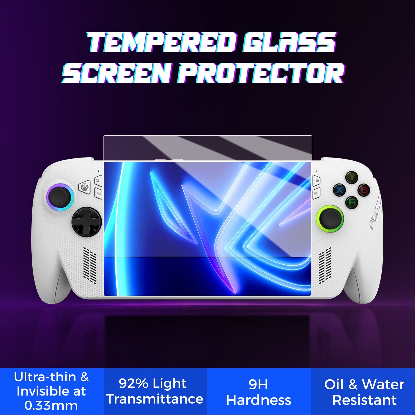 IINE Tempered Glass for ROG Xbox Ally L1244