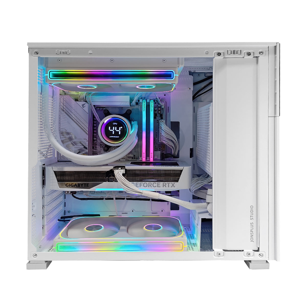 Optima D41 with 8" Display White Desktop Gaming PC