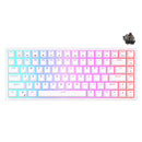 Royal Kludge RK84 Tri-Mode RGB 84 Keys Hot Swappable Mechanical Keyboard White 