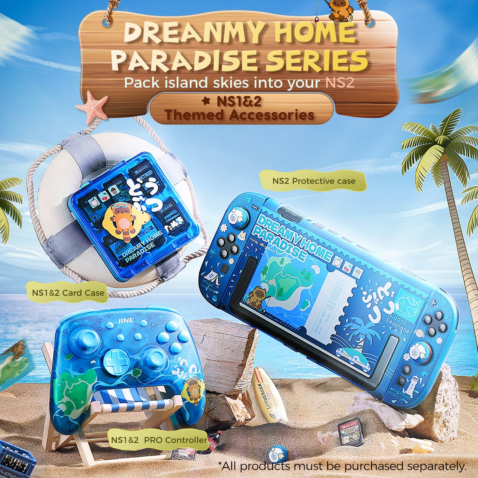 IINE Dreamy Home Paradise Wireless Controller for Nintendo Switch / Nintendo Switch 2 (L1265)