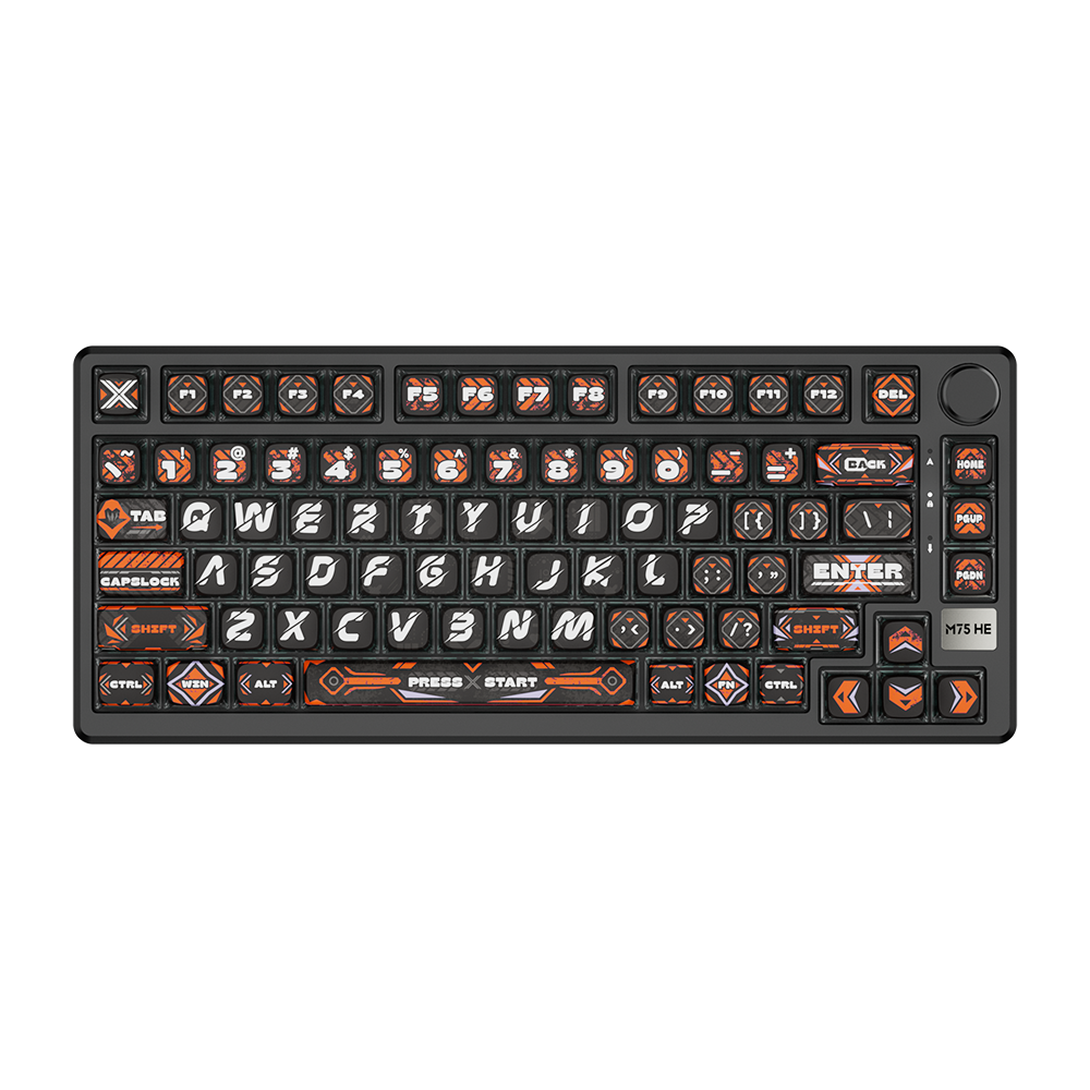 Royal Kludge RK-M75 HE Single-Mode RGB 81 Keys Hot-Swappable Mechanical Keyboard Hephaestus
