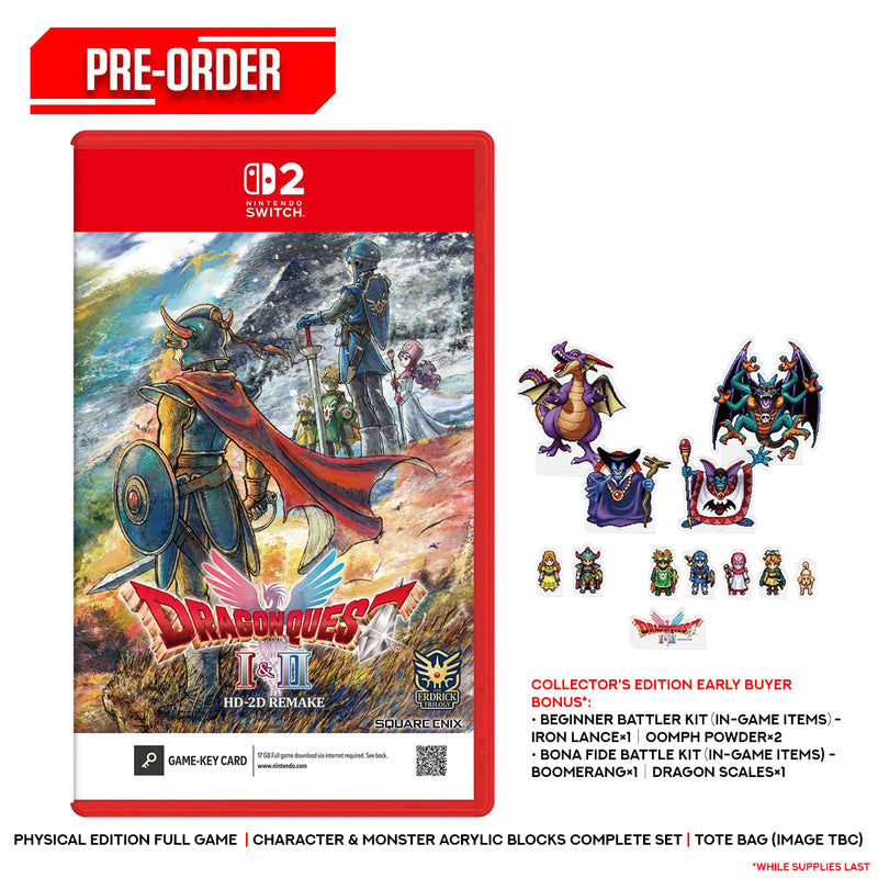 Nintendo Switch 2 Dragon Quest I & II HD-2D Remake Collector Edition