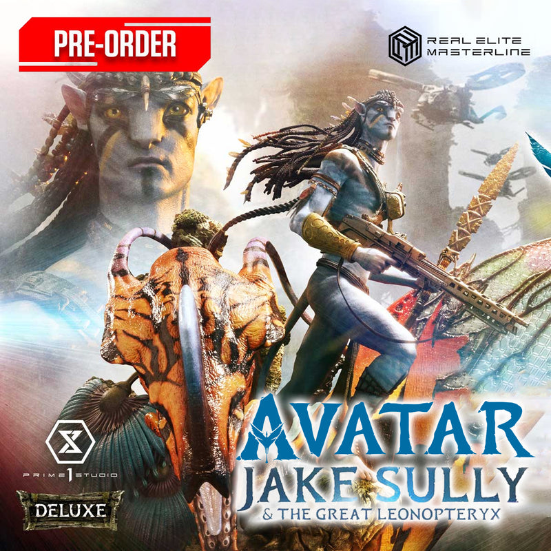 Real Elite Masterline Avatar (Film) Jake Sully & The Great Leonopteryx Avatar Legacy Collection