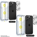 SODI SP02 HD Phone Screen and Camera Lens Protector for iPhone 16 [2-Pack]