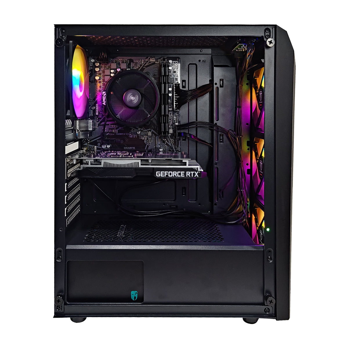 Alpha Cronus Black Desktop Gaming PC | AMD Ryzen 5 5500 | 16GB RAM | 512GB SSD | RTX 3050 | Windows 11 Pro