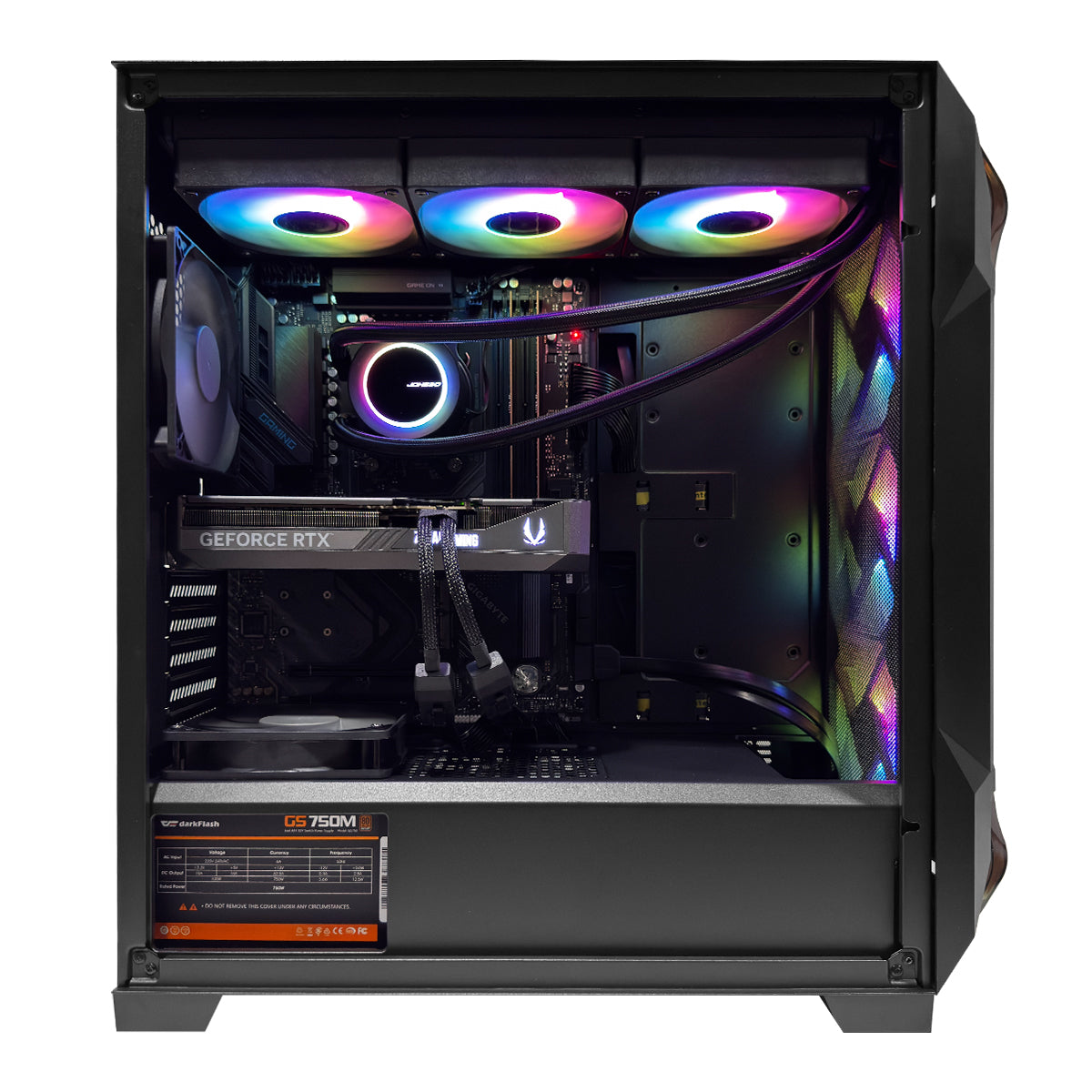 Optima Dark League Black Desktop Gaming PC