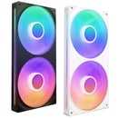 NZXT F280 RGB Core 280mm Single-Frame RGB Fan Unit (Matte Black, Matte White)