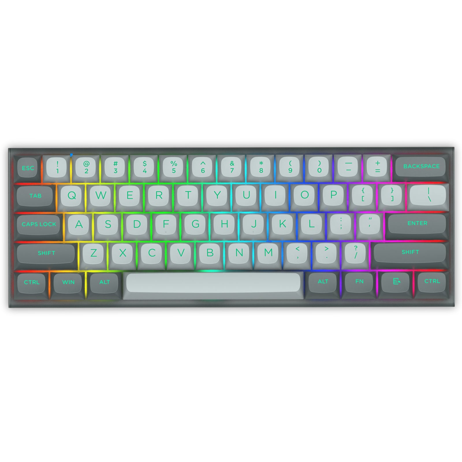 E-Yooso HZ-61 Mechanical Keyboard Gray/ Black 