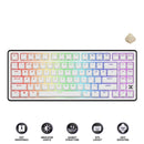 Royal Kludge RK X87 Single-Mode RGB 86 Keys Hot Swappable Mechanical Keyboard Black Night (Creamy Switch, Snowfall Switch)