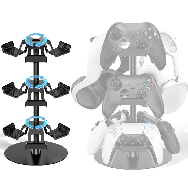 OIVO Controller & Headset Stand 3 Tiers (Black) (IV-P5425-3T)