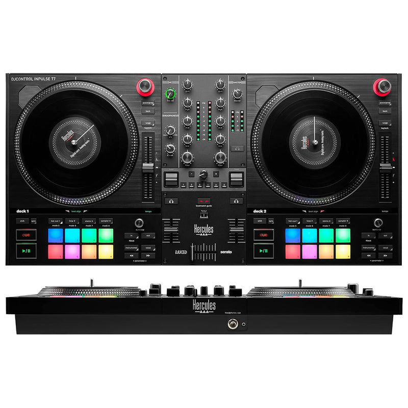 Hercules DJControl Inpulse T7 Motorized Controller Deck (Black) (4768228)