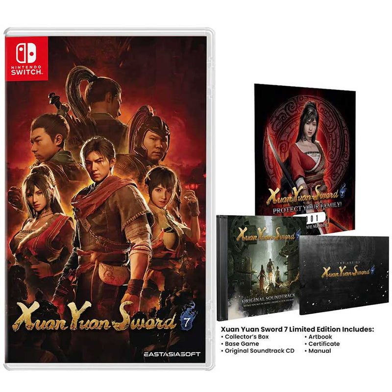 NINTENDO SWITCH XUAN YUAN SWORD 7 LIMITED EDITION