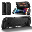 JSAUX Shock-Absorbent Split Storage Case for Nintendo Switch 2 (Black)