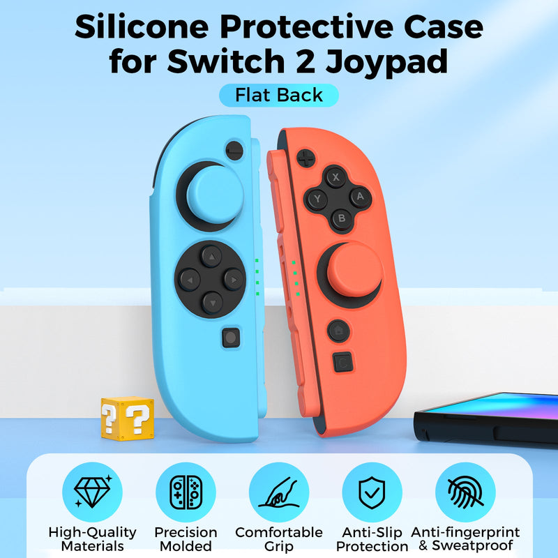PMW Silicone Protective Cover for Nintendo Switch 2 (Blue/Orange) (L1131)