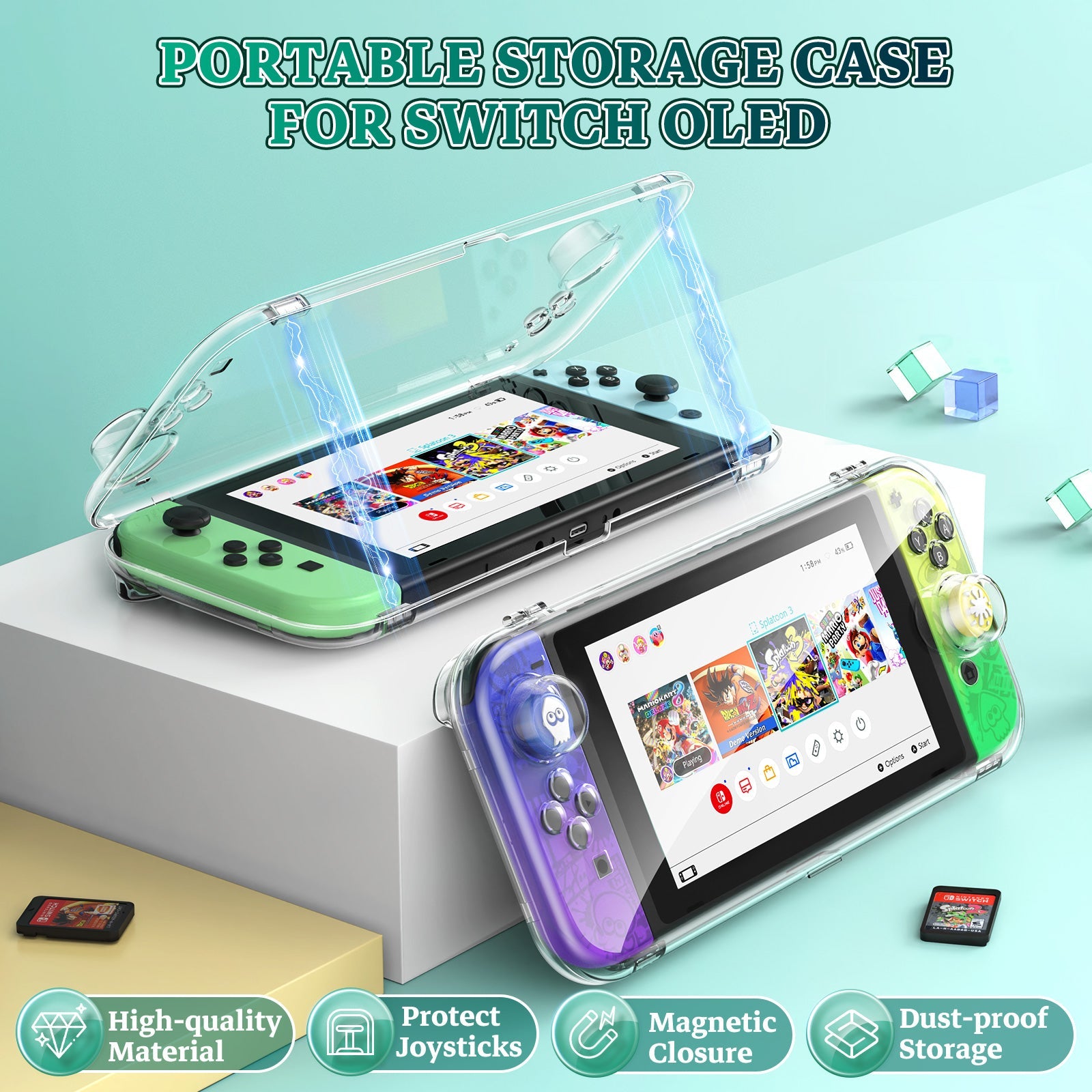 IINE Magnetic Transparent Case for N-Switch Oled (L964) | DataBlitz