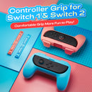 PMW Controller Grips for Nintendo Switch 2 / Nintendo Switch (Blue/Orange) (L1144)