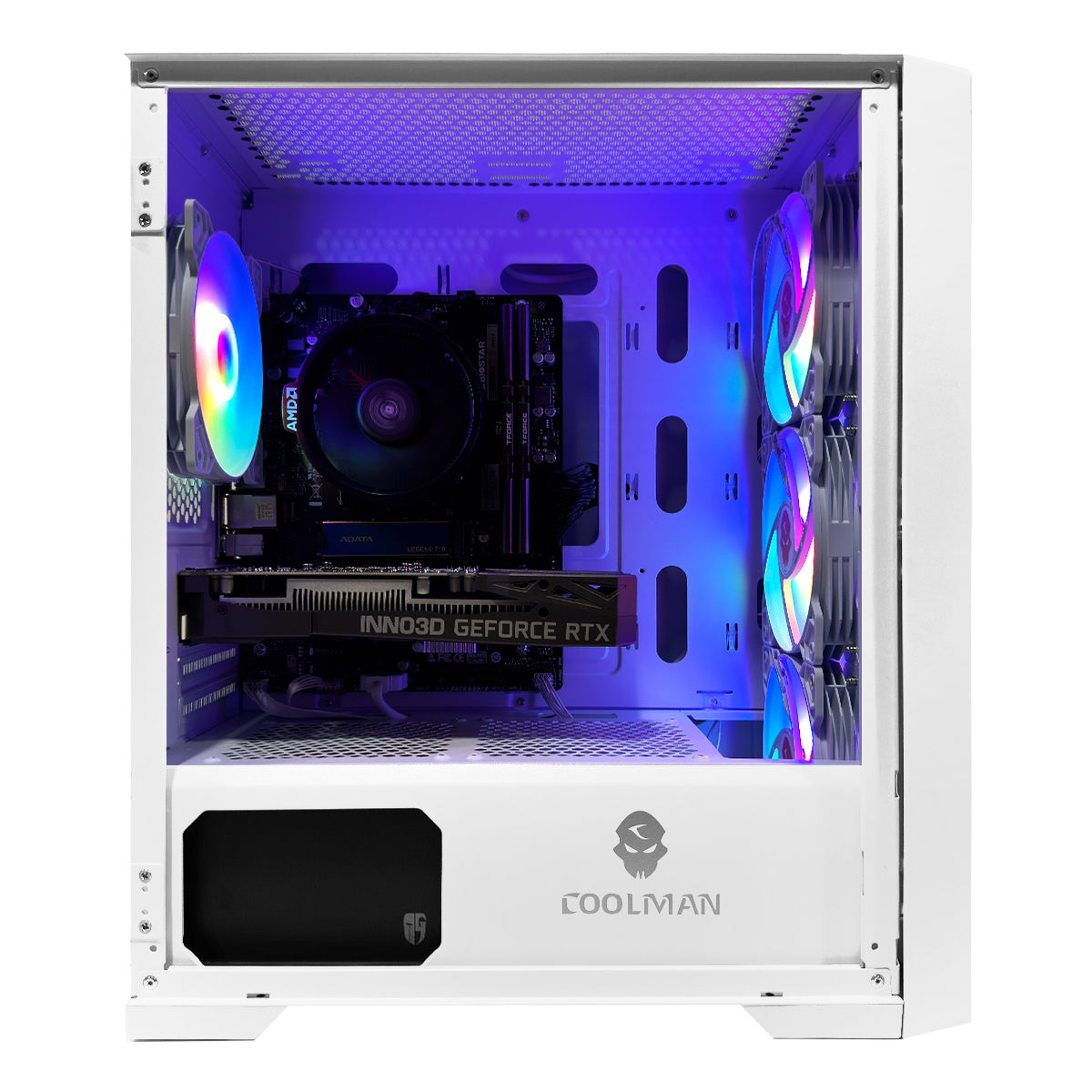 Alpha Ruby White Desktop Gaming PC