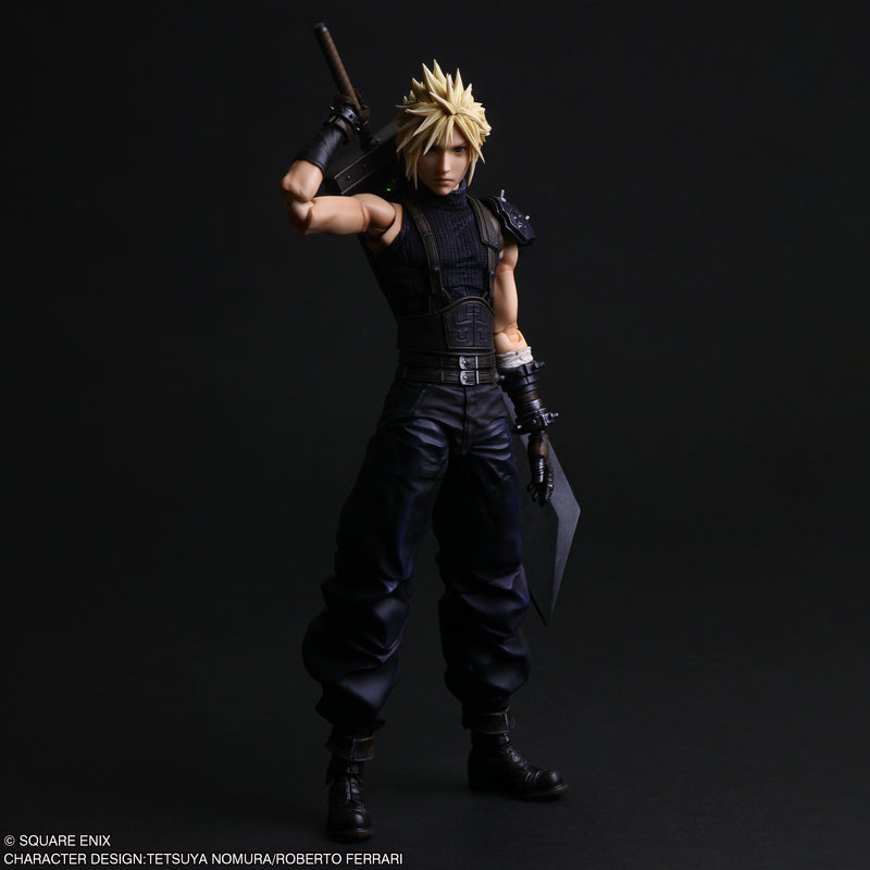 Final Fantasy VII Rebirth Play Arts Shin Action Figure - Cloud Strife