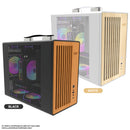 DarkFlash WD200 Wood Edition M-ATX PC Case