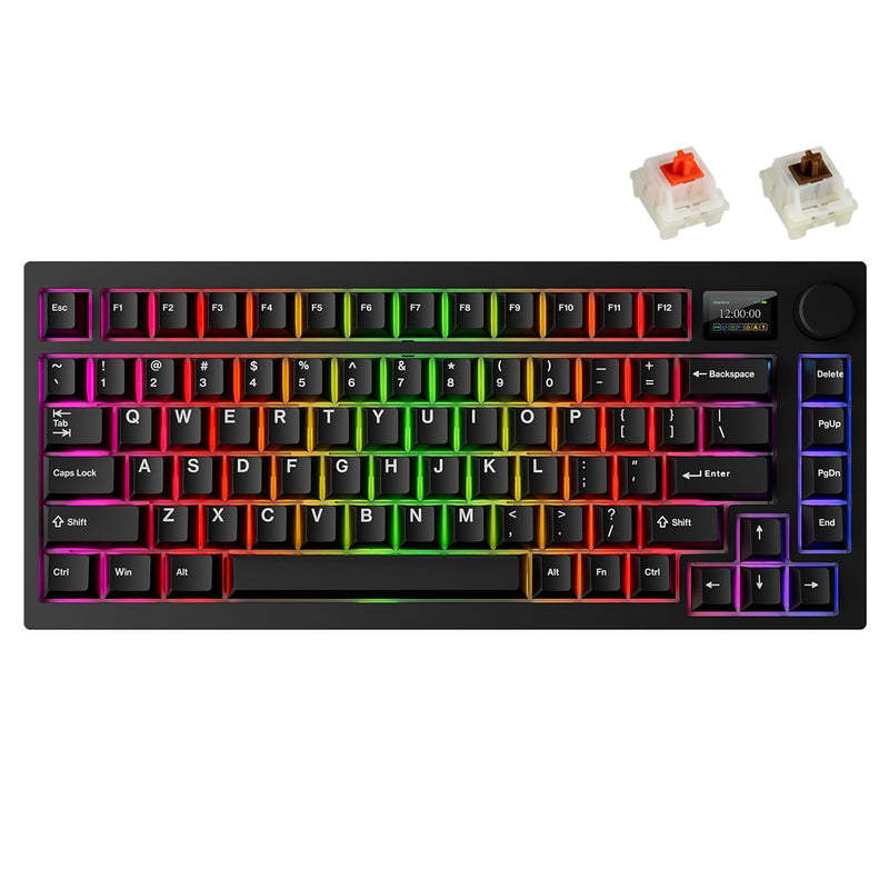 Tecware Spectre 75 RGB Tri-Mode 81-Key Gasket Mounted Mechanical Keyboard