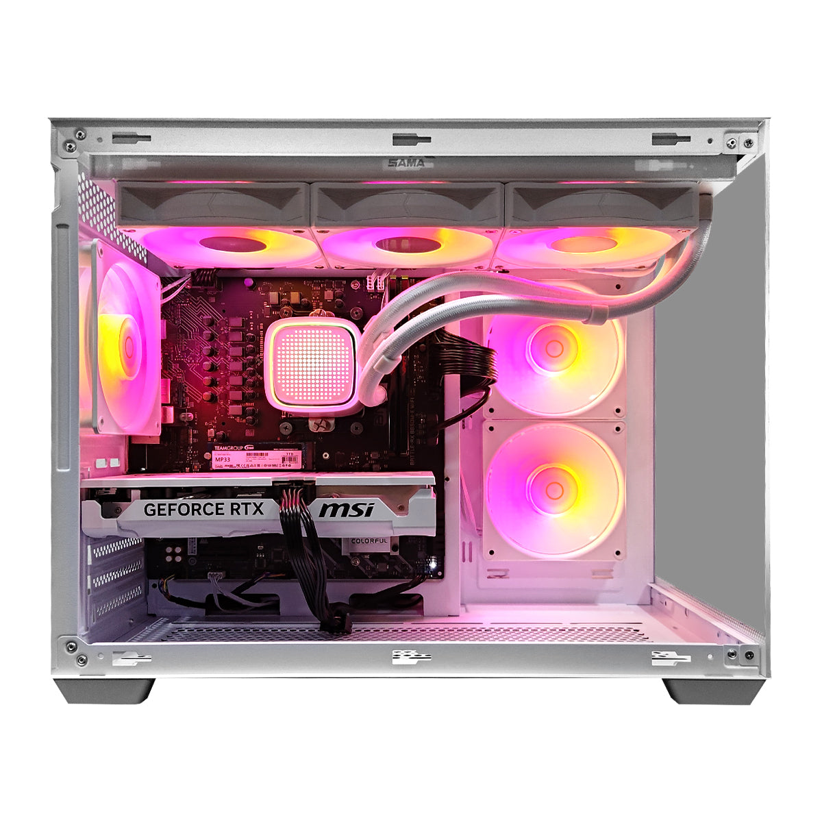 Aurora C54 White Desktop Gaming PC
