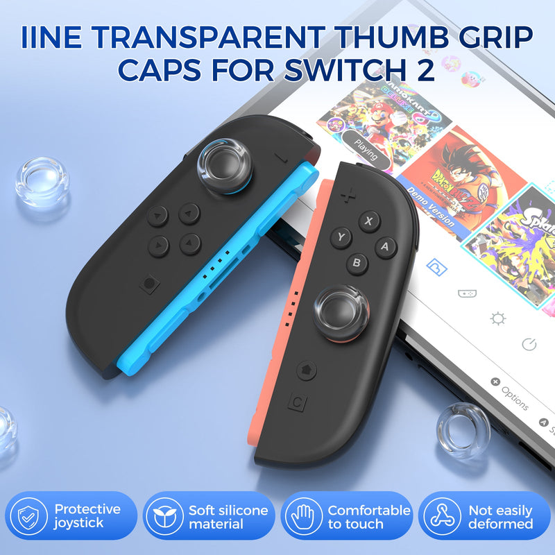 IINE Tranparent Joystick Cap for Nintendo Switch 2 (L1064)