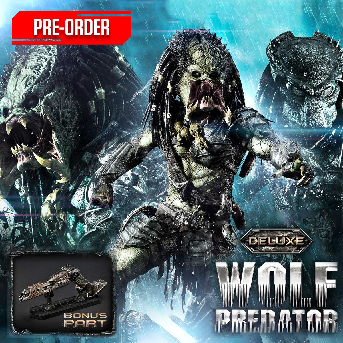 Real Elite Masterline Aliens vs. Predator: Requiem Wolf Predator (DX Bonus Version) Pre-Order Downpayment
