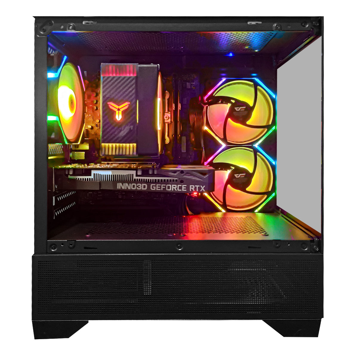 Alpha Eris V2 Black Desktop Gaming PC | Intel i5 12400F | 16GB RAM | 512GB SSD | RTX 3050 | Windows 11 Pro