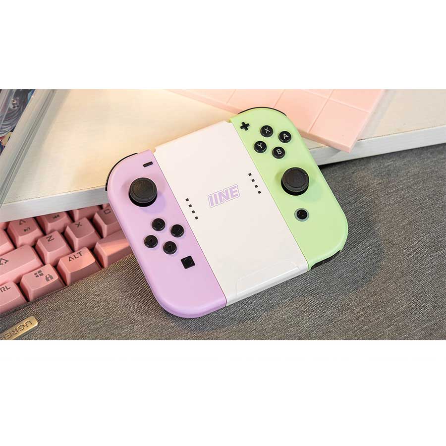 IINE JoyCon Grip for Switch (White) (L995)