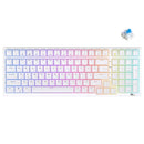 Royal Kludge RK98 Tri-Mode RGB 100 Keys Hot Swappable Mechanical Keyboard White (Blue Switch) - DataBlitz