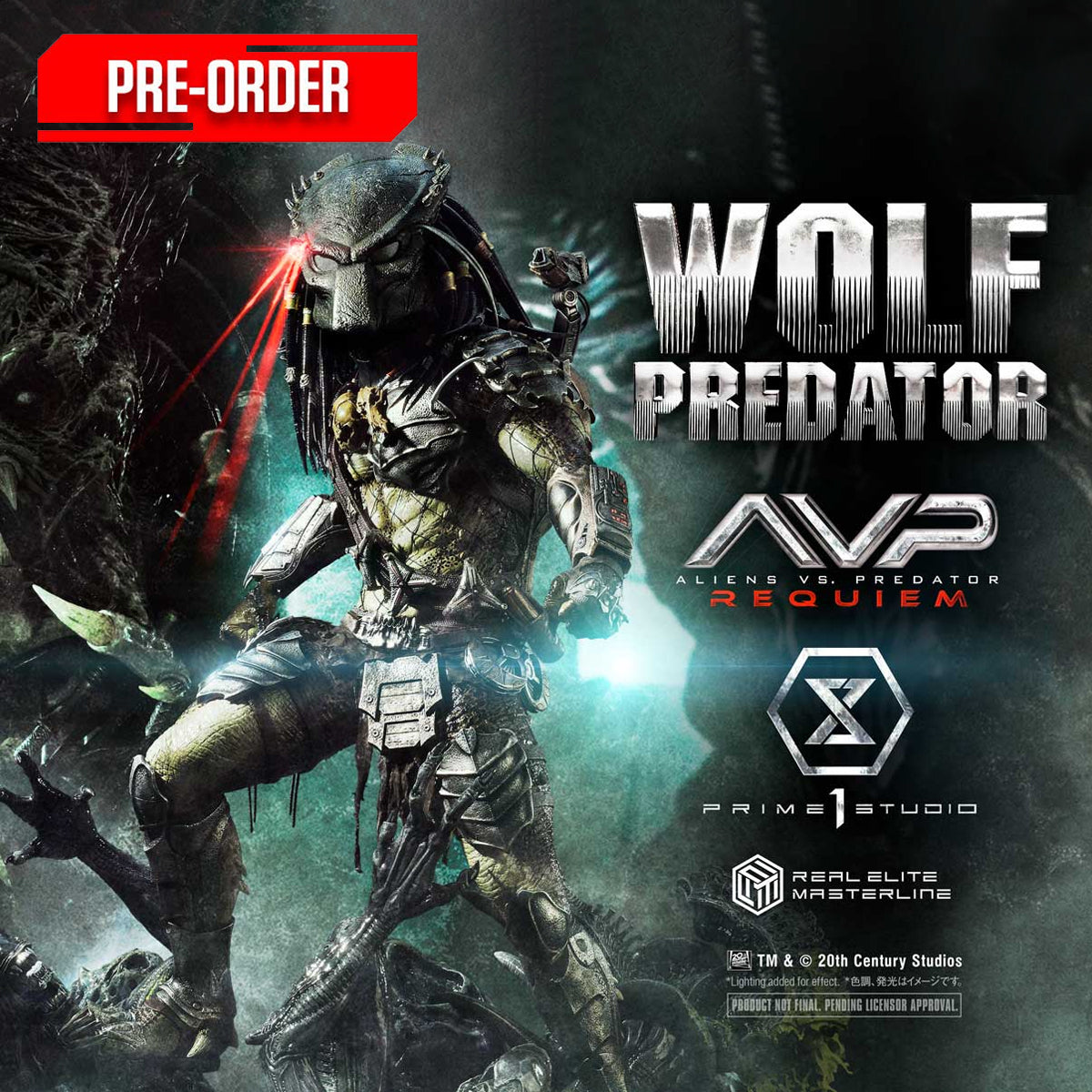 Real Elite Masterline Aliens vs. Predator: Requiem Wolf Predator