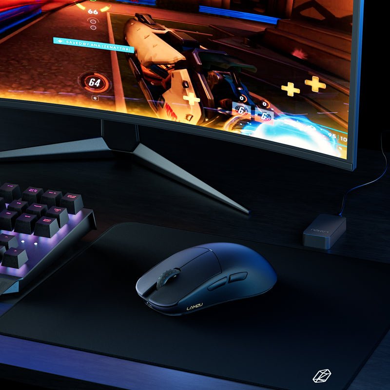 Lamzu Atlantis V2 4K Superlight Wireless Gaming Mouse (Charcoal Black)